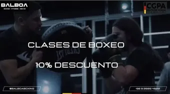 Afiche del convenio Balboa Boxing