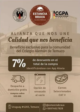 Afiche del convenio Estancia Brava