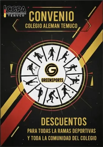 Afiche del convenio GreenSports