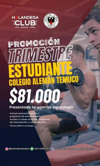 Afiche del convenio Holandesa Club