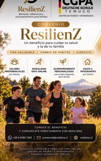 Afiche del convenio ResilienZ